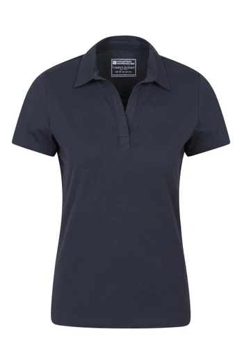 Womens UV Polo Shirt - Navy