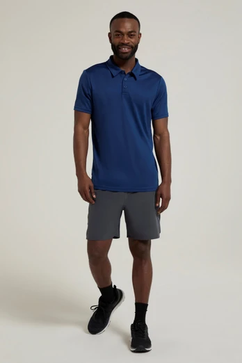 Endurance Isocool Mens Polo - Dark Blue