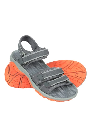 3-Strap Kids Sandals - Dark Khaki