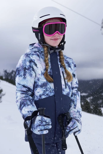 Himalayan Waterproof Kids Ski Jacket - White