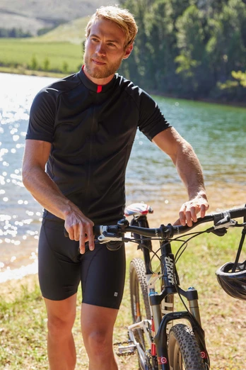 Roubaix Mens Cycle Top - Jet Black