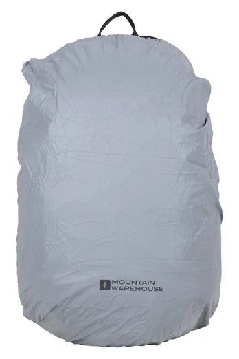 Waterproof Reflective Backpack Cover - 20-35L - Silver