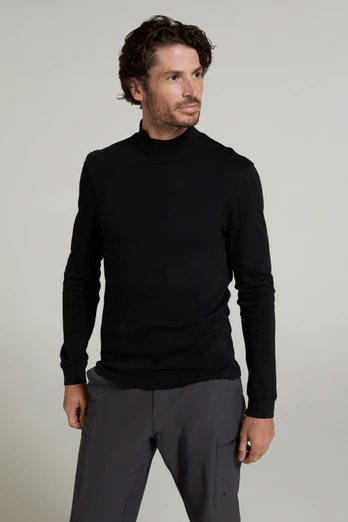 Haut à col roulé Meribel pour homme - Noir