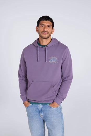 River Mens Hoodie - Purple