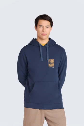 River Mens Hoodie - Cobalt