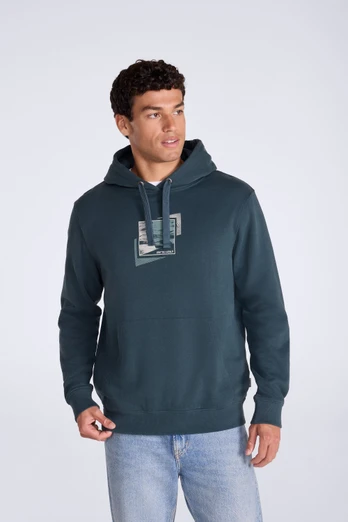 River Mens Hoodie - Petrol
