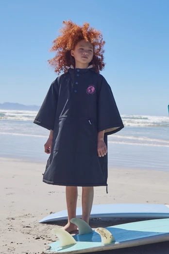 Misty Kids Changing Robe - Black