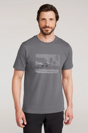 Ocean Drive Mens T-Shirt - Dark Grey