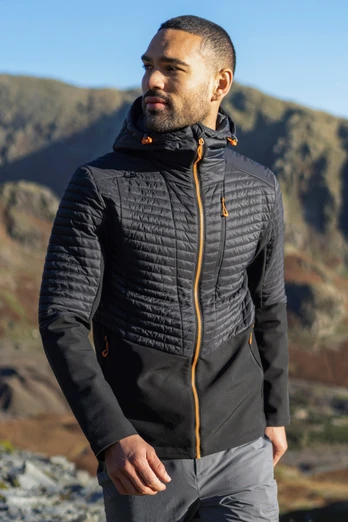 Ultra Siurana Mens Hybrid Softshell Jacket - Black