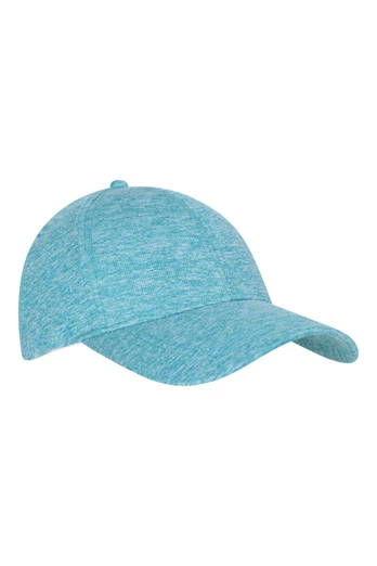 Melange Womens Baseball Cap - Bright Blue