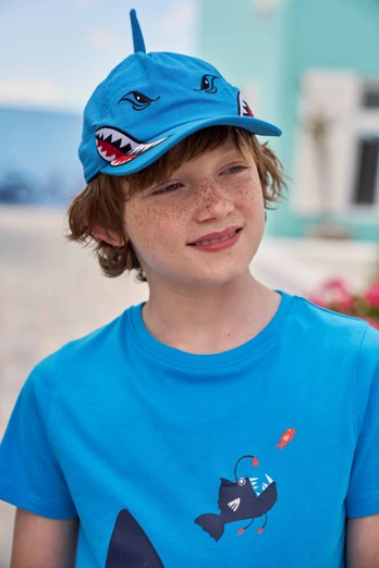 Shark Kids Baseball Cap - Blue