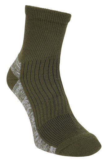 IsoCool Hiker Mens Quarter Length Socks - Khaki