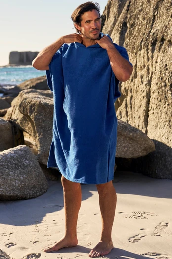Driftwood Mens Changing Towel - Light Blue