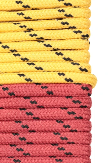 Round Fleck Laces Twin Pack - Mustard