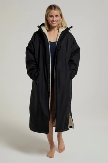 Tidal Womens Waterproof Changing Robe - Black