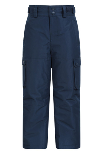Titan Kids Cargo Snow Pants - Navy