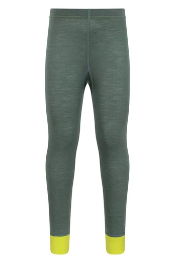 Collant thermique Laine Mérinos Enfants - Kaki