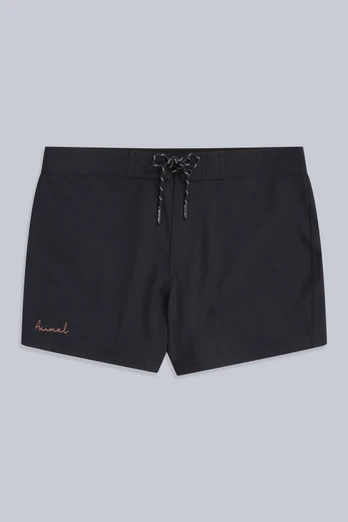 Aurora Womens Mini Boardshorts - Jet Black