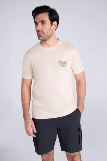 Mountain Valley Mens T-Shirt - Off White