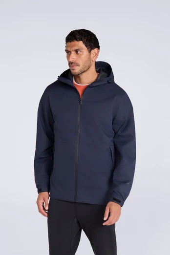 Pace Mens Waterproof Packable Jacket - Dark Blue