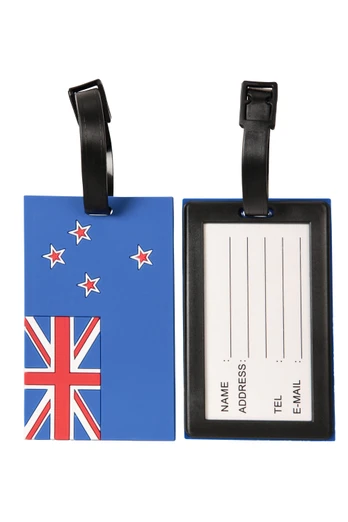 New Zealand Luggage Tags - Blue