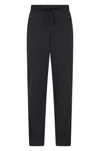 Winter Explorer Womens Fleece Lined Trousers - Short Length - Black