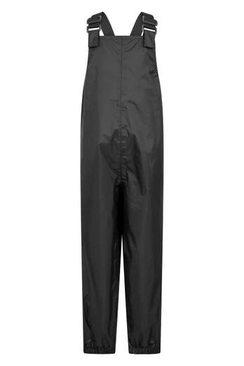 Pakka Kids Waterproof Dungarees - Black