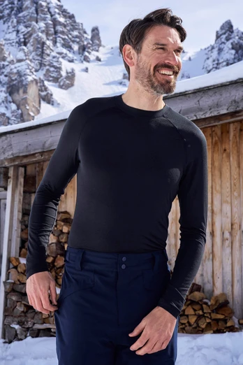 Keep The Heat Mens Thermal Top - Black
