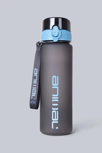 Bouteille Eau Couvercle Poussoir 700 ml - Bleu Marine