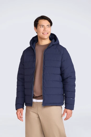 Light Cloud Cosi Mens Puffer Jacket - Dark Blue