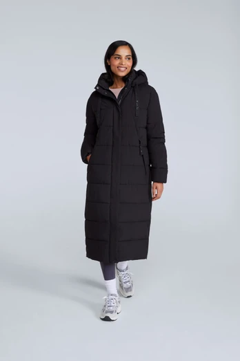 Comfort Cloud Padded Womens Coat - Jet Black