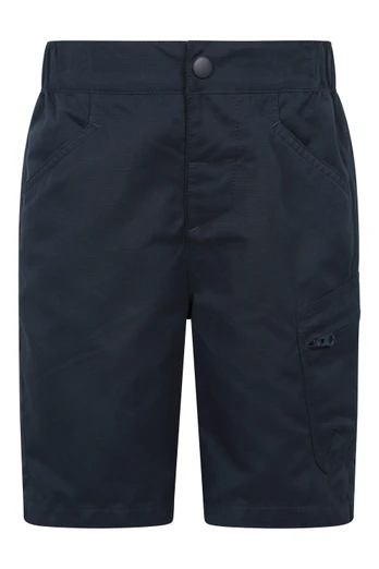 Expedition Kids Ripstop Stain Resistant Shorts - Blue