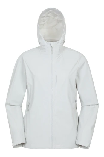 Retreat Womens Packable Softshell Jacket - Light Grey