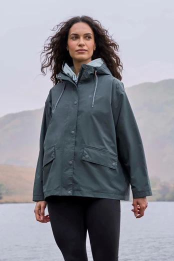 Misty Womens Waterproof Jacket - Khaki