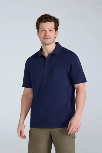 Icon Mens Pique Polo Shirt - Navy