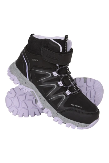 Crossroad Kids Softshell Walking Boots - Black