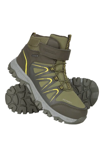 Crossroad Kids Softshell Walking Boots - Khaki