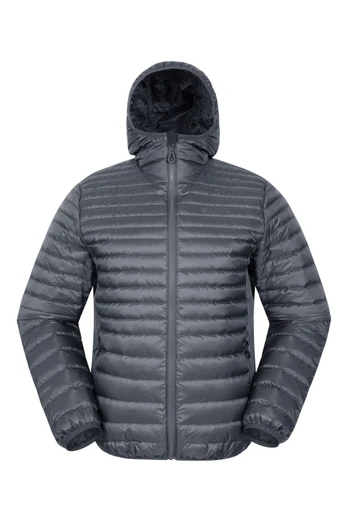 Featherweight Hybrid Down Extreme Hooded Jacket - Dark Grey