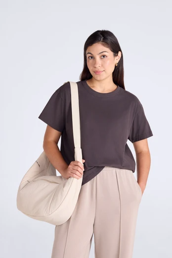 Animal Cross Body Bag - Large - Beige