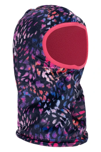 Kids Patterned Ski Balaclava - Purple