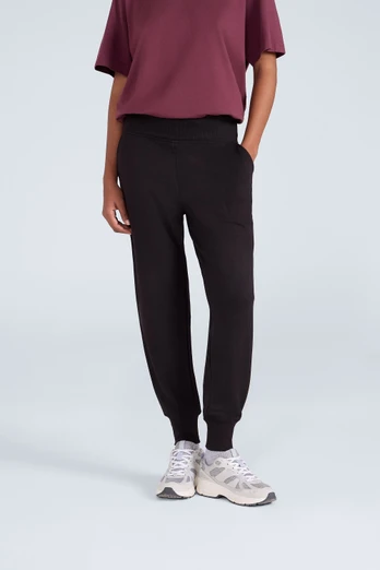 Pantalon de jogging super doux pour femmes Jess - Noir