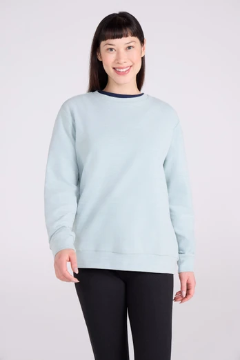 Strath Melange Supersoft Womens Sweatshirt - Pale Green