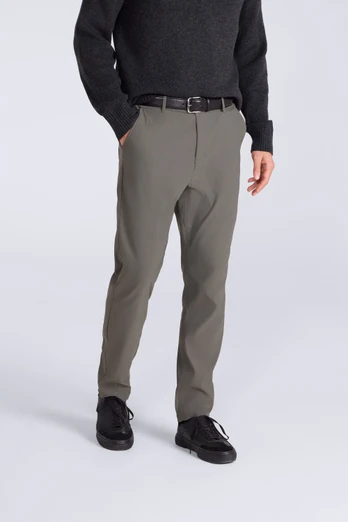 Commuter Mens 5 Pocket Stretch Trousers - Tan