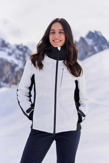 Energy Womens Waterproof Baffled Ski Jacket - Black