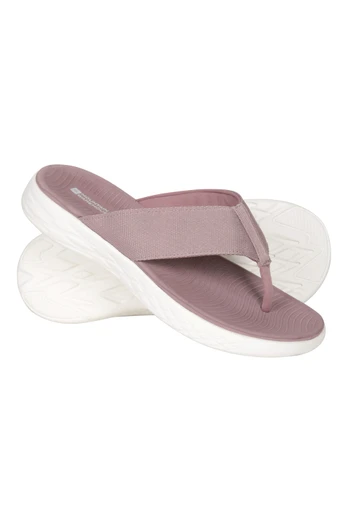 Rest Womens Comfort Flip Flops - Dark Pink