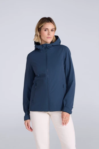 Torino Womens Packable Jacket - Navy