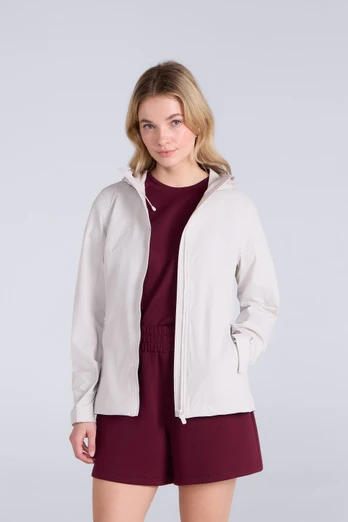 Torino Womens Packable Jacket - Light Beige