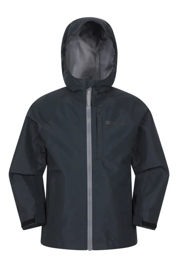 Veste imperméable Enfants Forest Shield - Noir