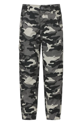 Cargo Kids Trousers - Black