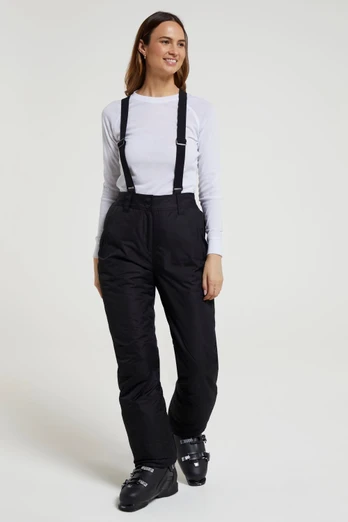 Moon Pantalon de ski slim femme - Noir